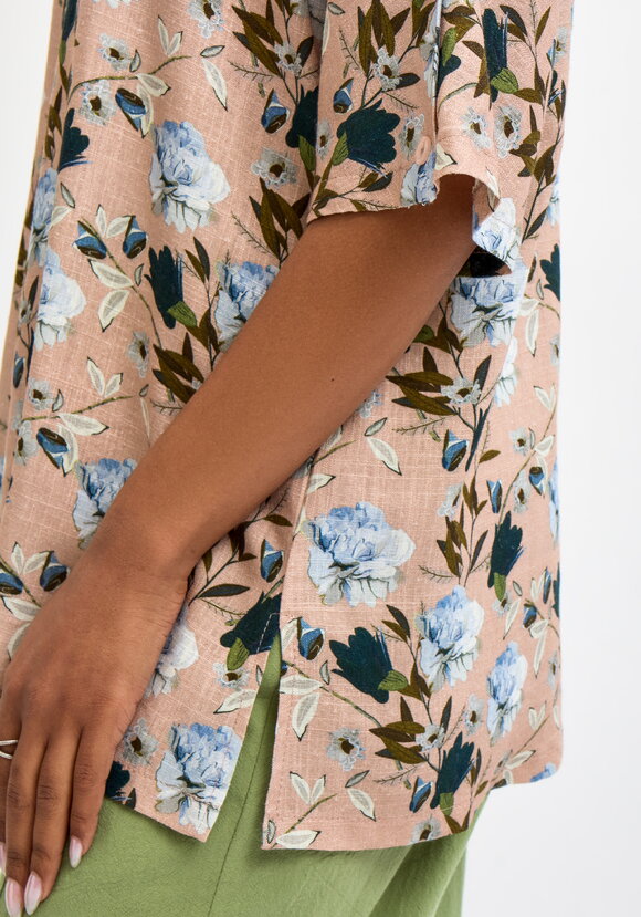 Блуза со спущенным плечом и с воротом шаль шир.  580, рис. 14