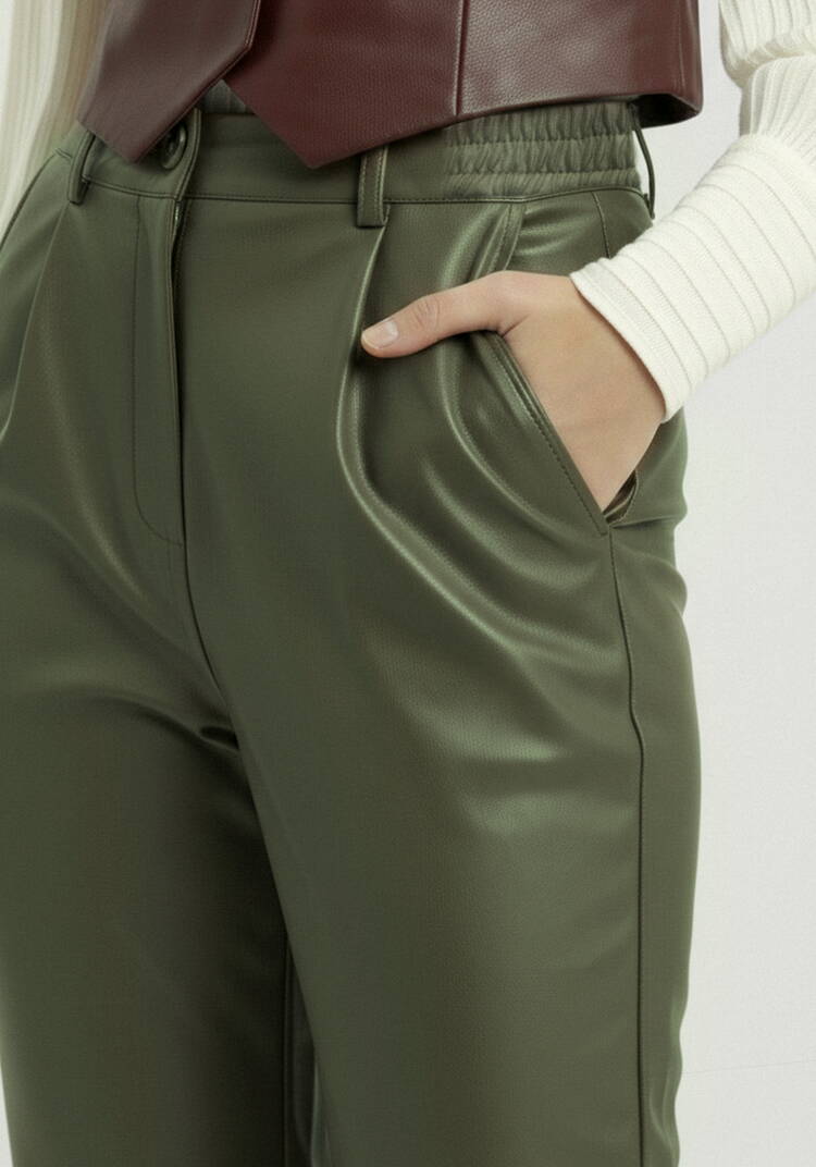 Брюки из эко-кожи Амабель шир.  750, рис. 13