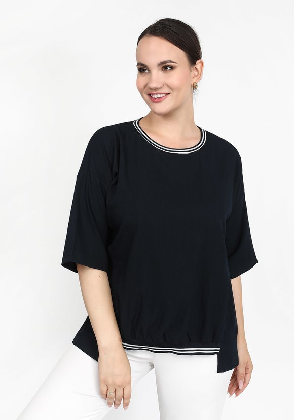 Блуза Спортивный стиль шир.  580, рис. 8