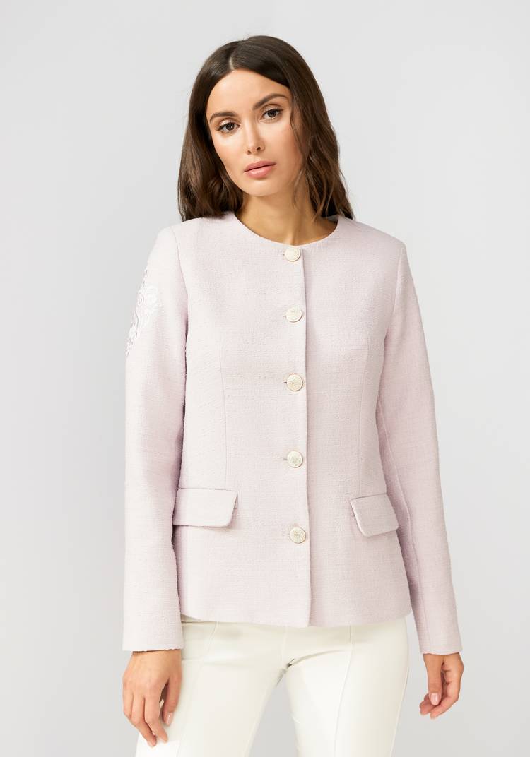 Жакет с вышивкой на рукаве шир.  750, рис. 4