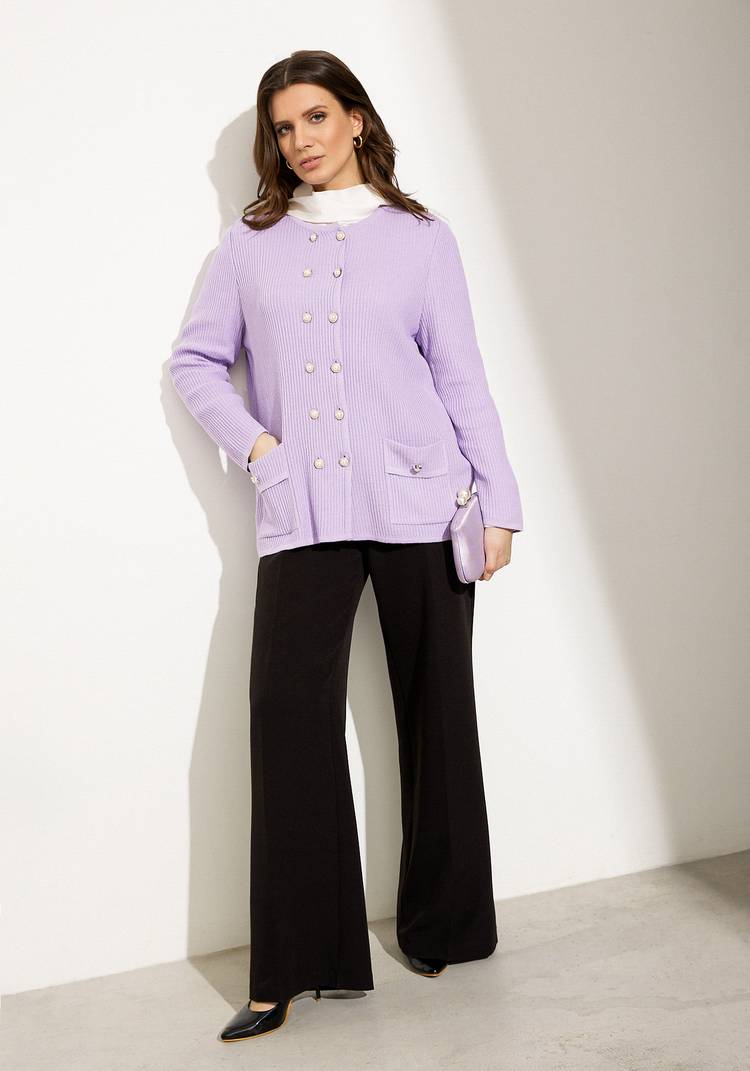 Жакет на пуговицах с жемчугом шир.  750, рис. 11