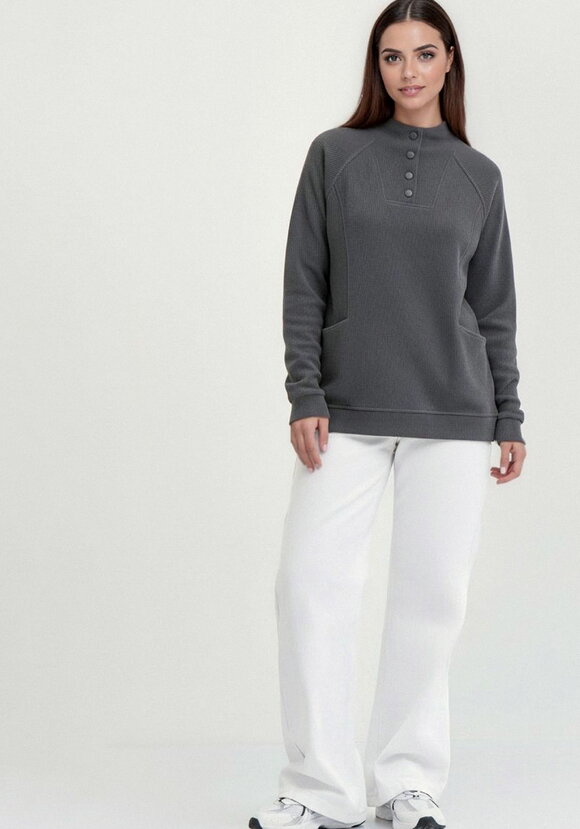 Толстовка из микровельвета с начёсом шир.  580, рис. 17