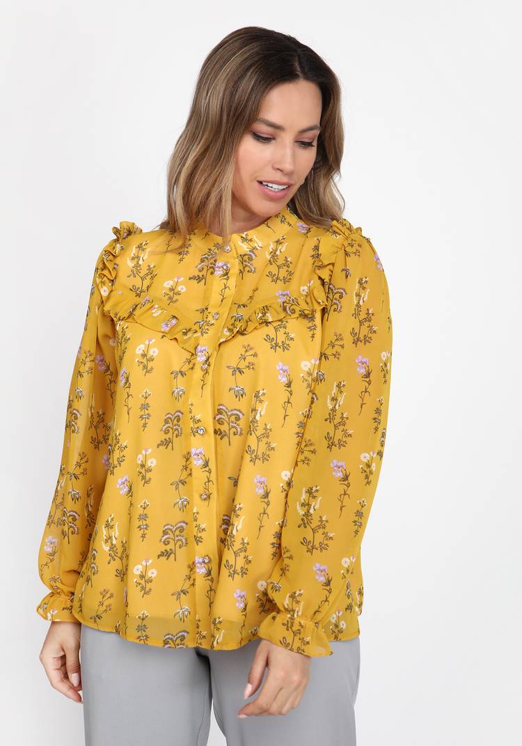 Блуза Пение птиц шир.  750, рис. 5