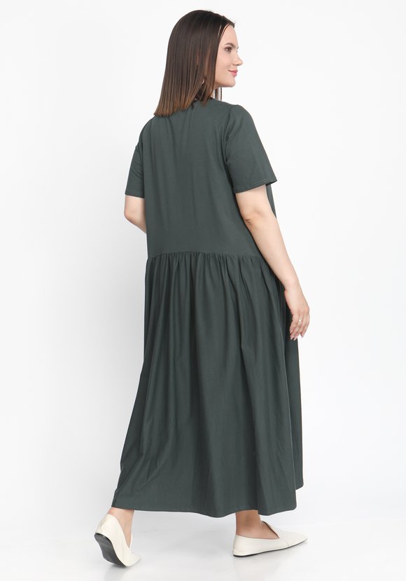 Платье-макси трикотажное шир.  580, рис. 6