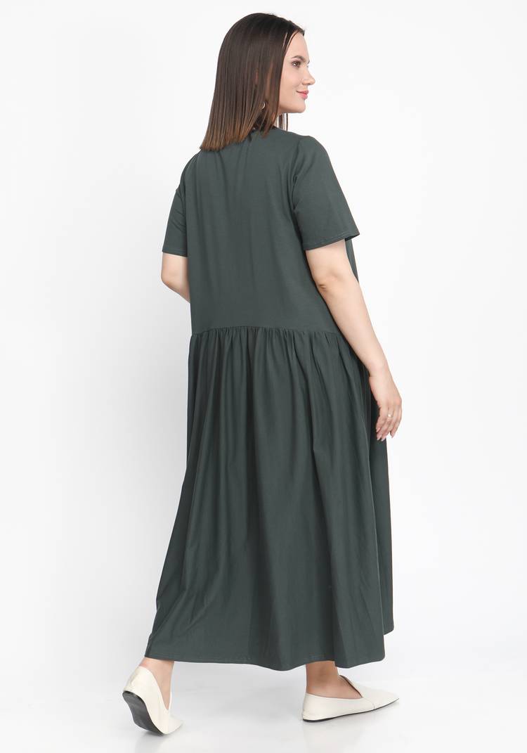 Платье-макси трикотажное шир.  750, рис. 6