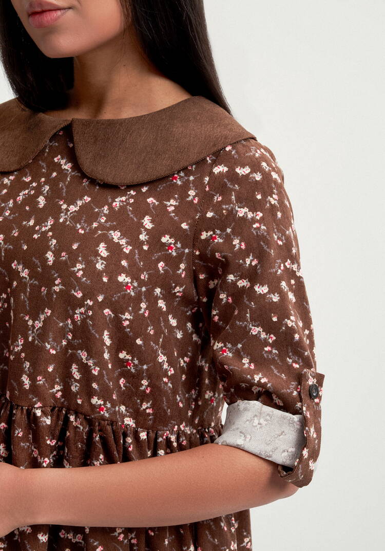 Платье оверсайз с круглым воротником шир.  750, рис. 15