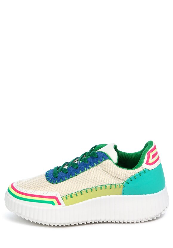 Кроссовки женские Мультиколор шир.  580, рис. 2