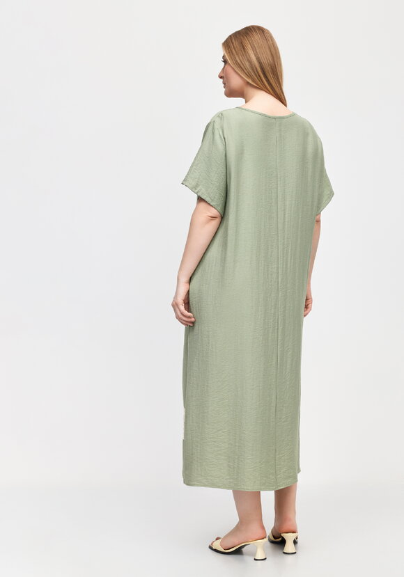 Платье изо льна Кружевная сказка шир.  580, рис. 8