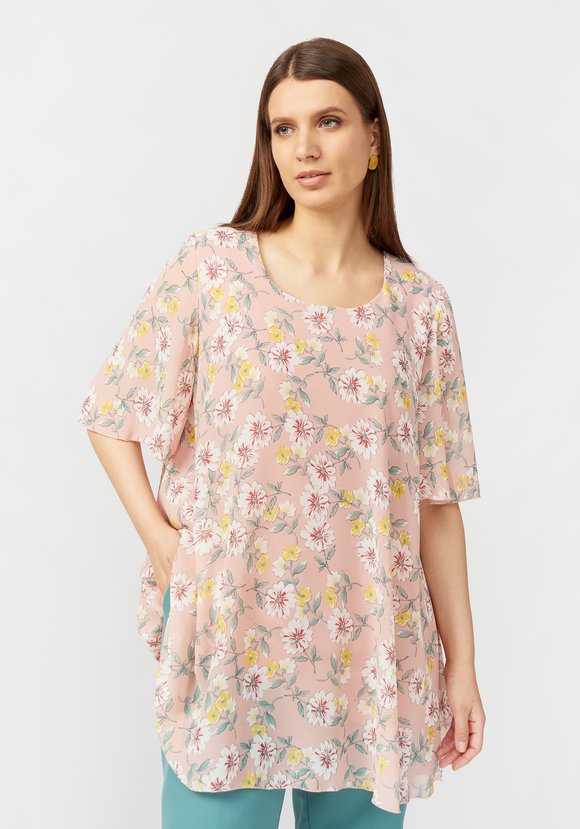 Туника свободного кроя Катрин шир.  580, рис. 6