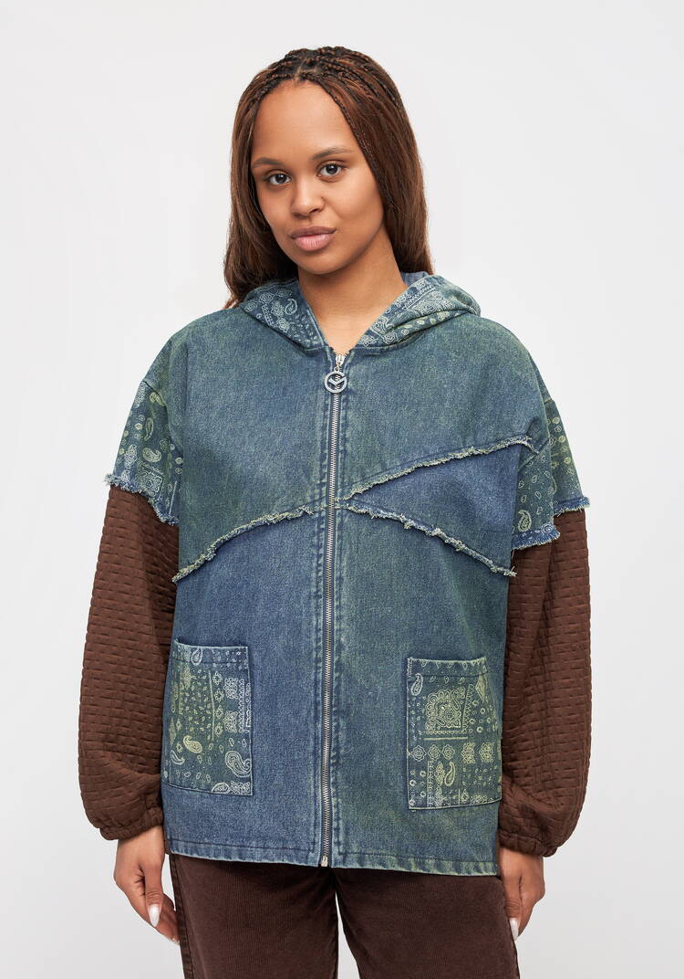 Джинсовая куртка Бархат сумерек шир.  750, рис. 4