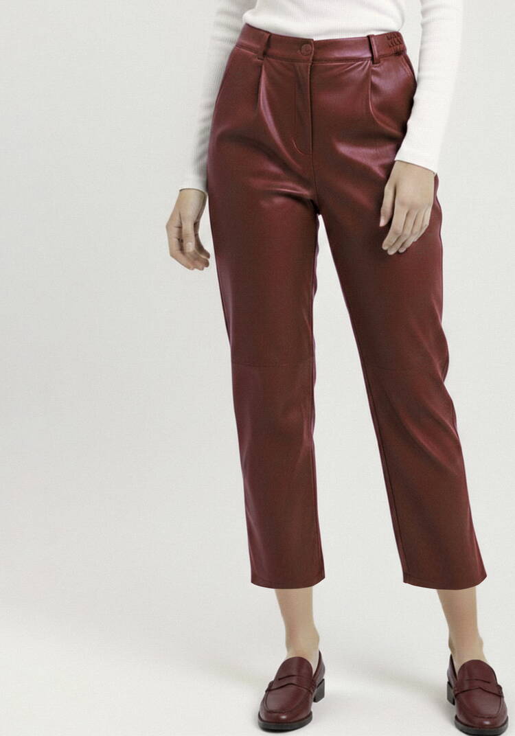 Брюки трикотажные с напылением под кожу шир.  750, рис. 29