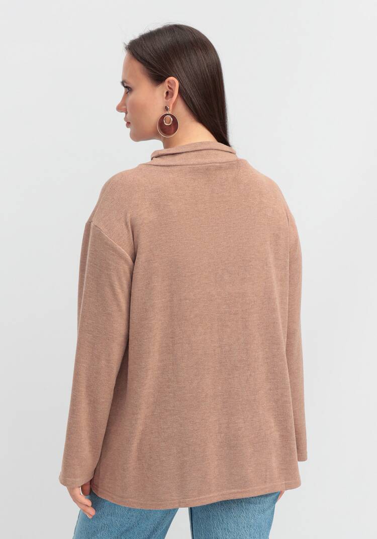 Джемпер с асимметричным низом шир.  750, рис. 19