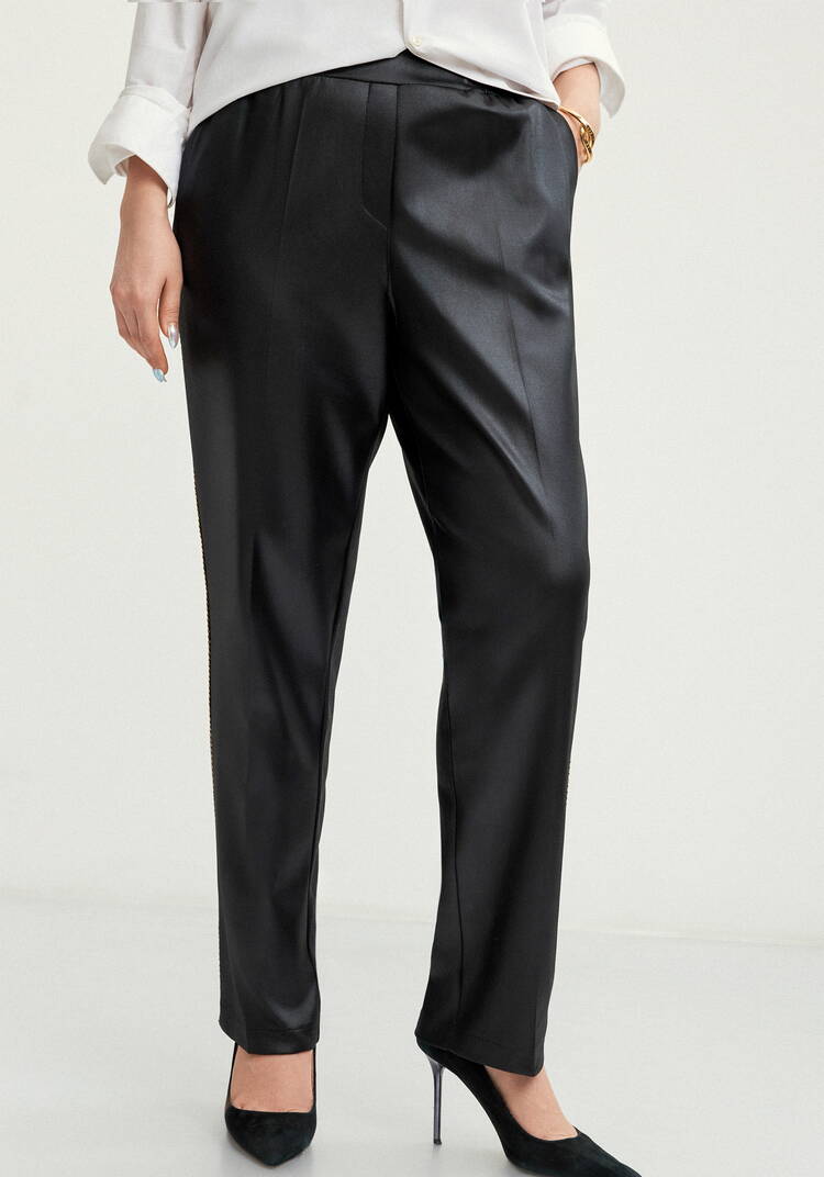 Брюки прямые с кантами по бокам шир.  750, рис. 2