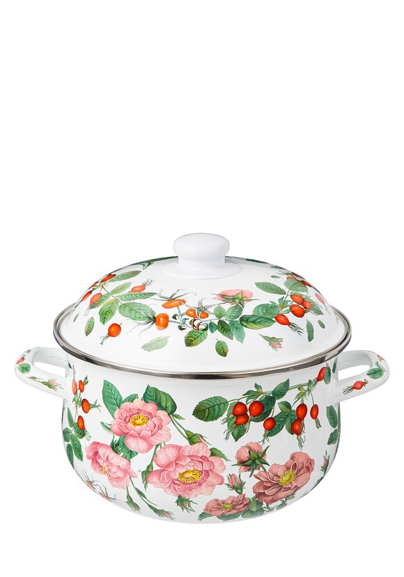 Эмалированная кастрюля с крышкой шир.  580, рис. 25