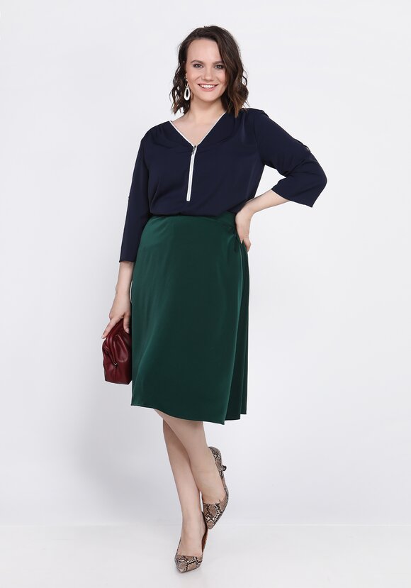 Блуза на молнии Изабелла шир.  580, рис. 6