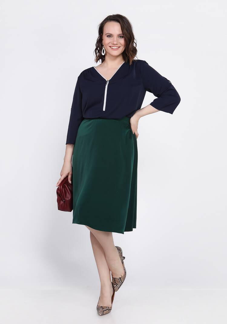 Блуза на молнии Изабелла шир.  750, рис. 6