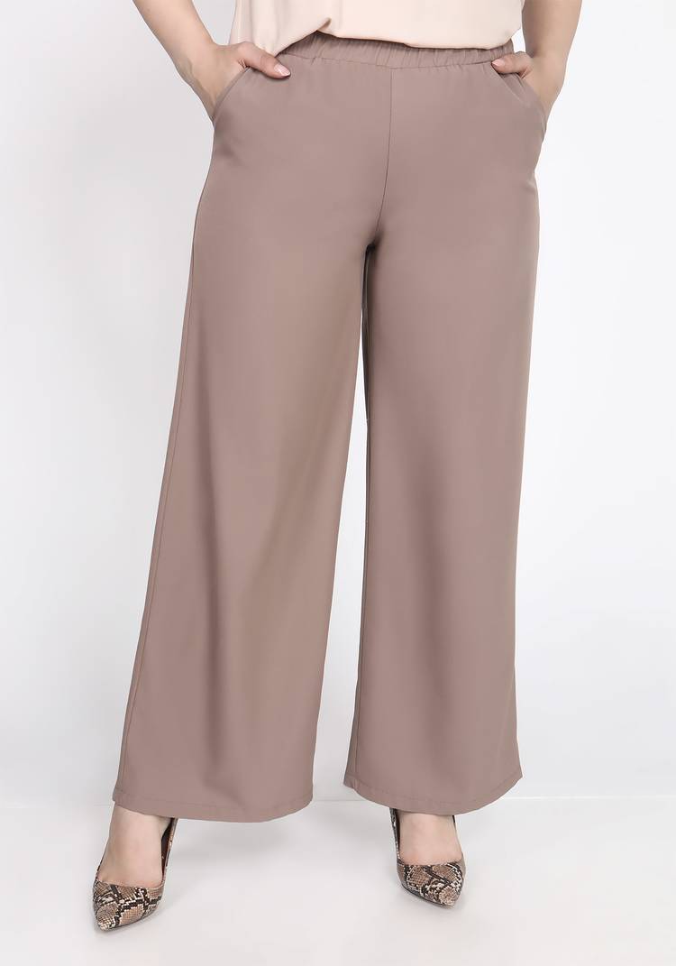 Брюки широкого кроя на резинке шир.  750, рис. 8