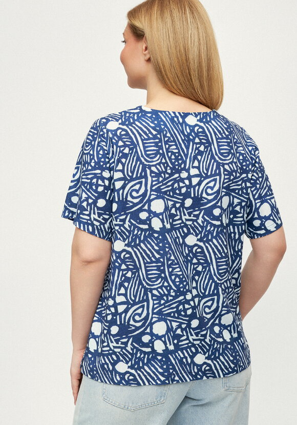 Блуза Путешествие мечты шир.  580, рис. 10