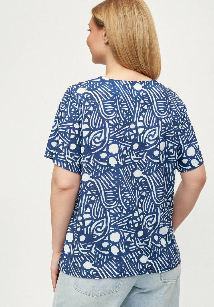 Блуза Путешествие мечты шир.  750, рис. 10