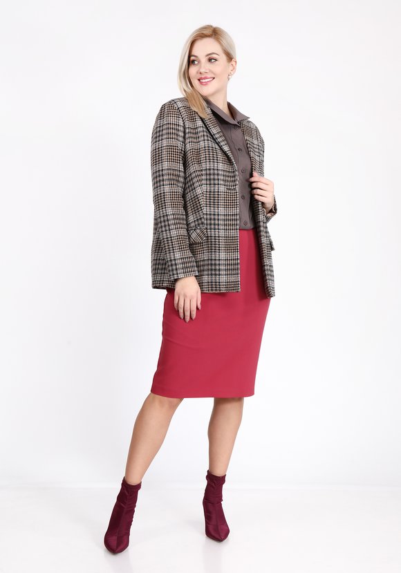 Блуза с ассиметричной застежкой шир.  580, рис. 3