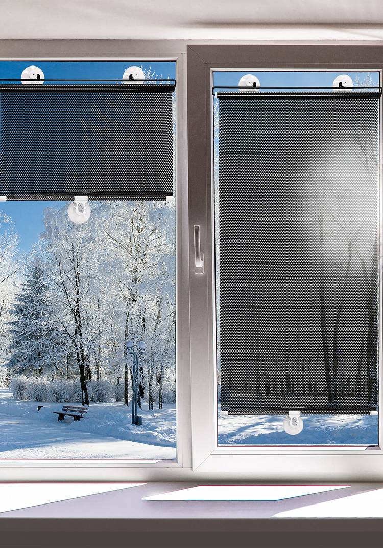 Рулонные шторы на присосках шир.  750, рис. 7