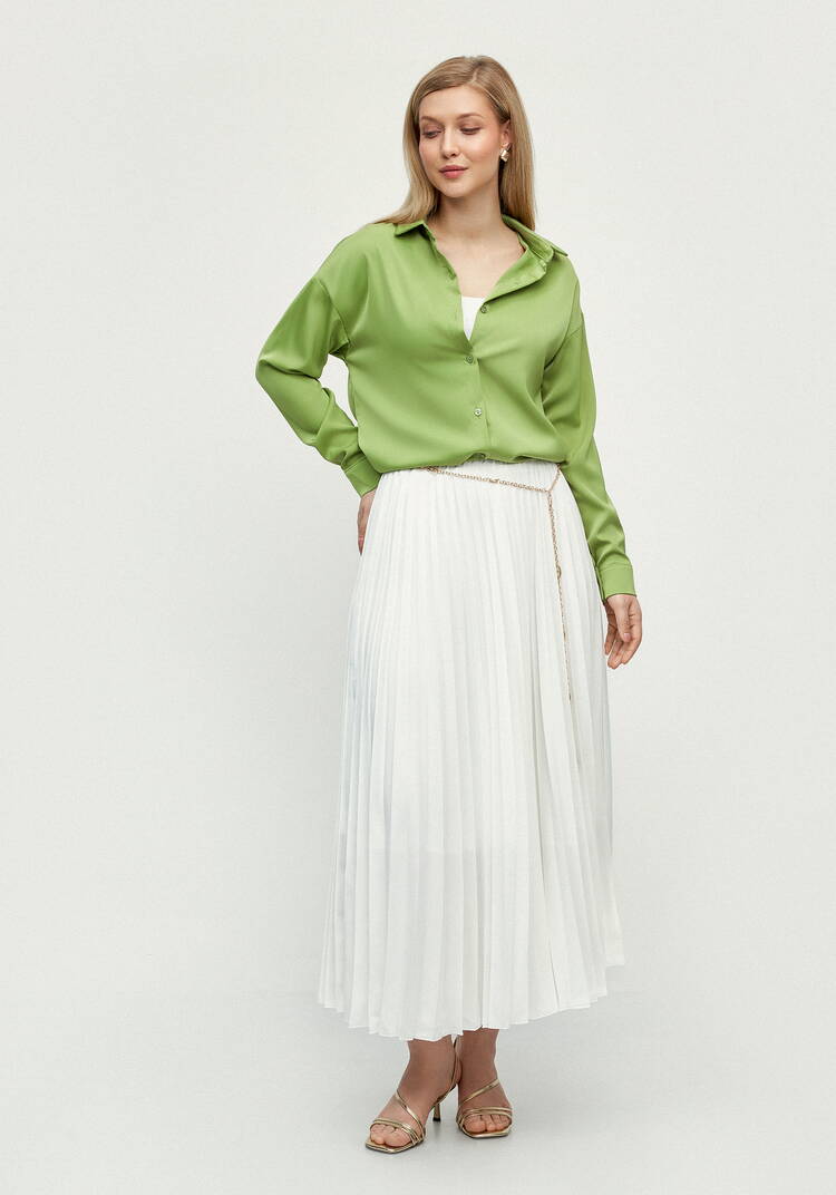 Юбка гофре длиной макси шир.  750, рис. 1