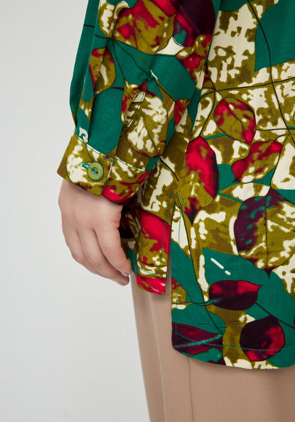 Блуза Калейдоскоп лепестков шир.  580, рис. 7