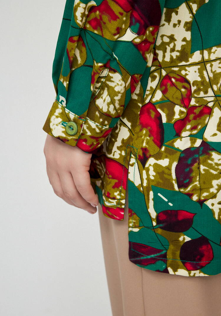 Блуза Калейдоскоп лепестков шир.  750, рис. 7