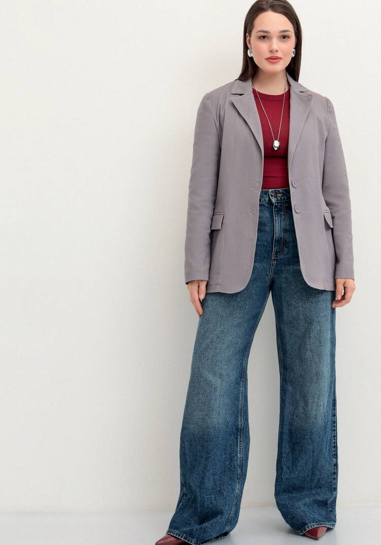 Пиджак из джинсы с карманами шир.  750, рис. 16