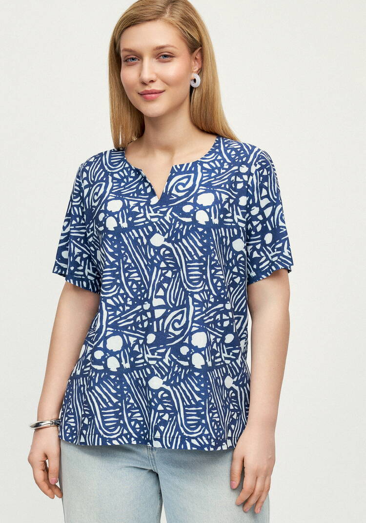 Блуза Путешествие мечты шир.  750, рис. 8