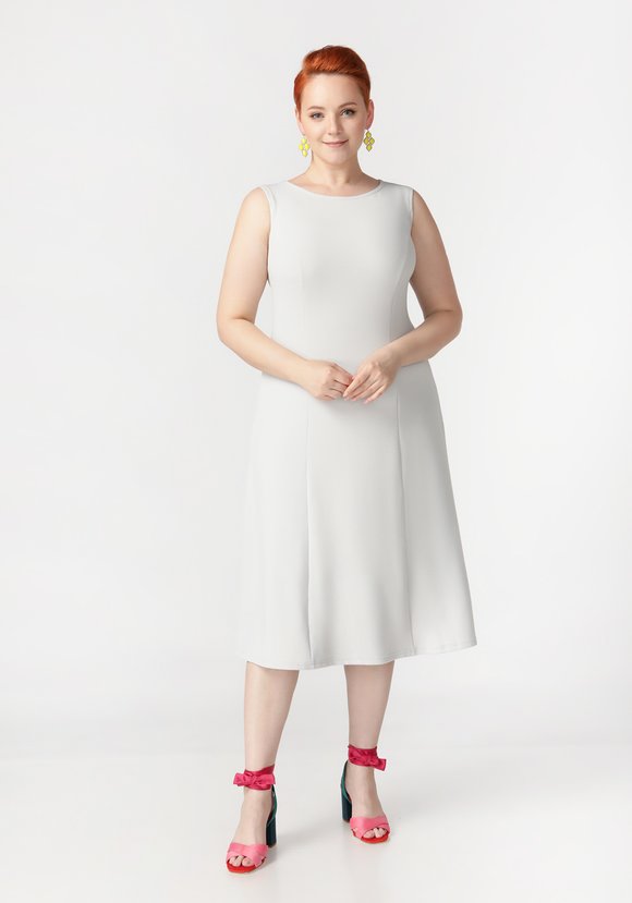 Платье с рельефами Шакира шир.  580, рис. 1