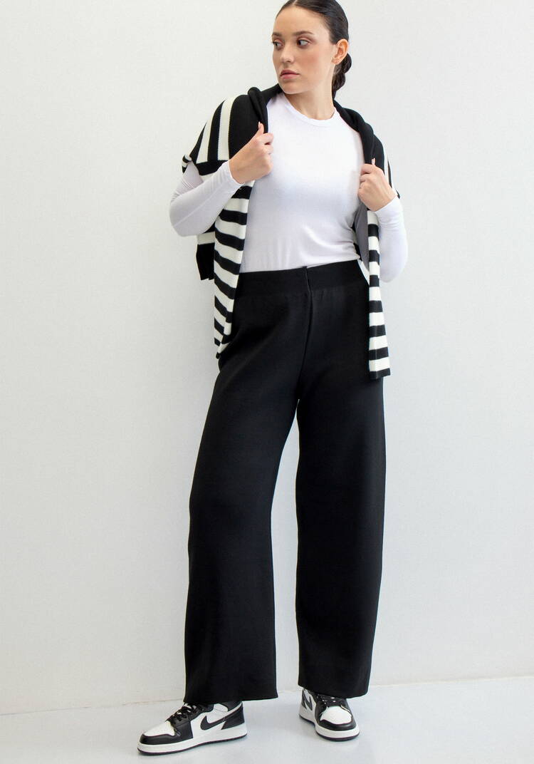 Брюки свободного кроя палаццо шир.  750, рис. 4