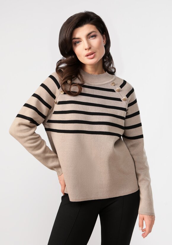 Джемпер-тельняшка в полоску шир.  580, рис. 7