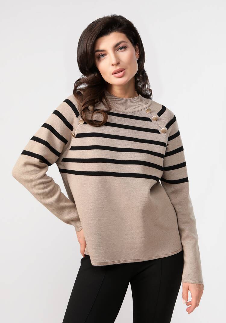 Джемпер-тельняшка в полоску шир.  750, рис. 7