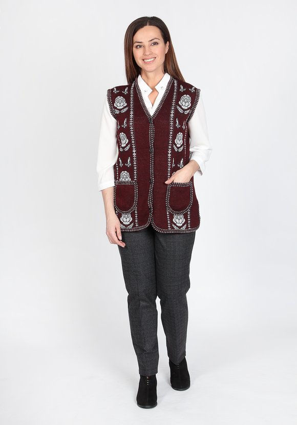 Жилет Элис с содержанием шерсти шир.  580, рис. 4