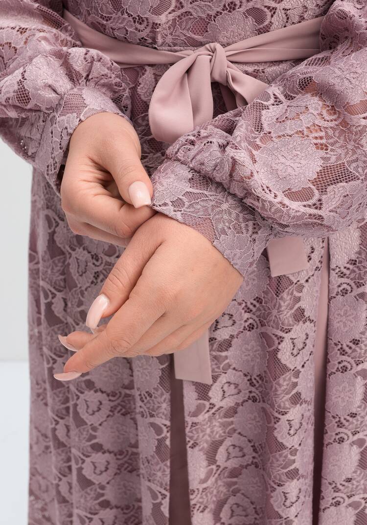 Платье с комбинированными складками на юбке шир.  750, рис. 7