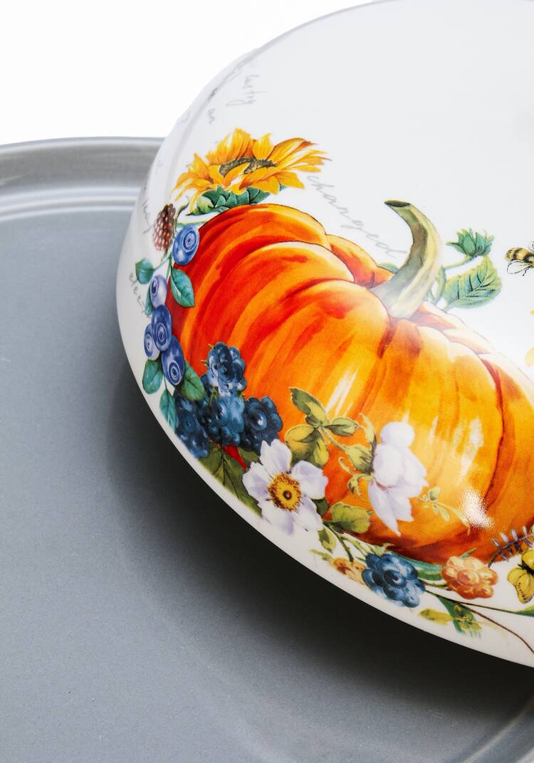 Блюдо сервировочное с крышкой шир.  750, рис. 49