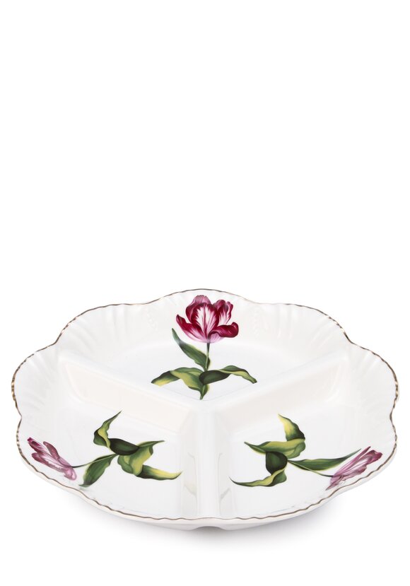 Менажница фарфоровая Розовый тюльпан шир.  580, рис. 3