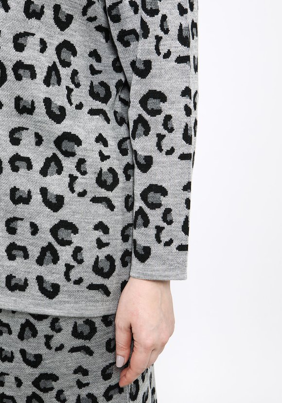 Жакет с леопардовым принтом шир.  580, рис. 12