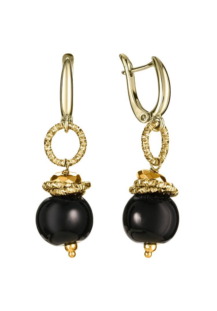 Серьги Светская роскошь шир.  750, рис. 1