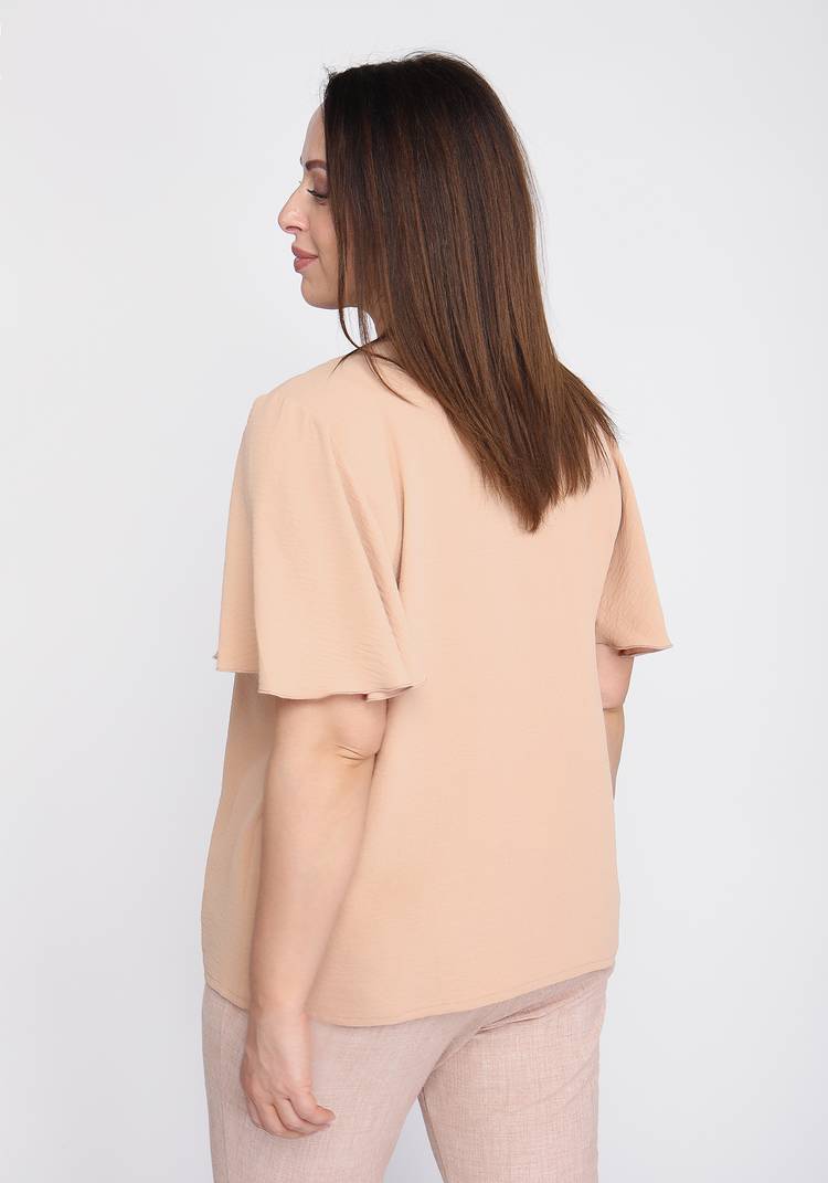 Блуза с широким рукавом прямого силуэта шир.  750, рис. 4