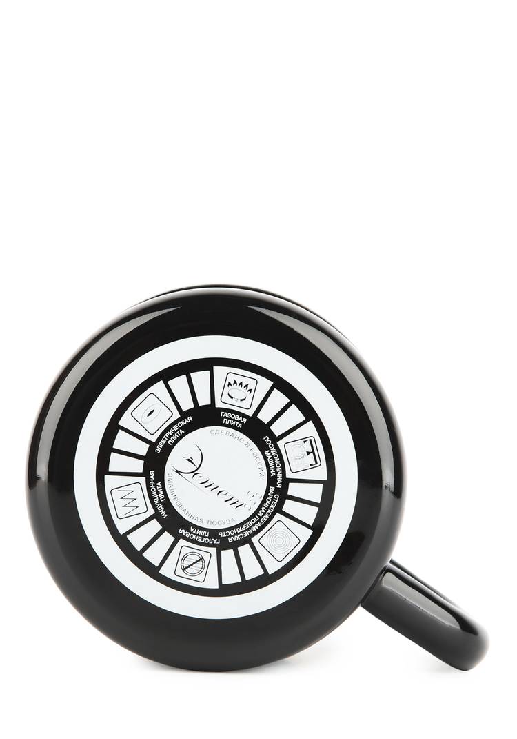 Кружка эмалированная Жостовские мотивы. шир.  750, рис. 4