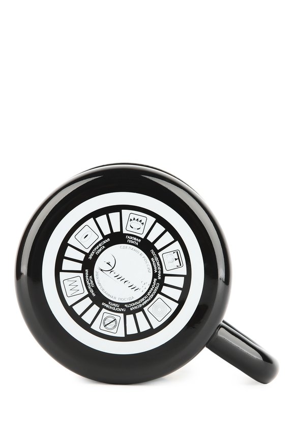 Кружка эмалированная Жостовские мотивы. шир.  580, рис. 4