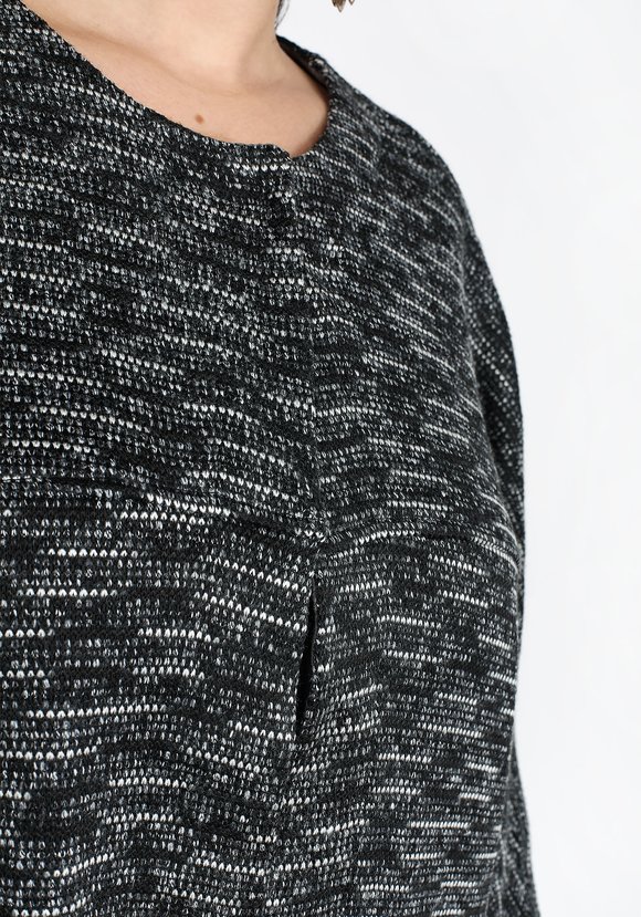 Пальто-пончо из вязаного джерси шир.  580, рис. 4