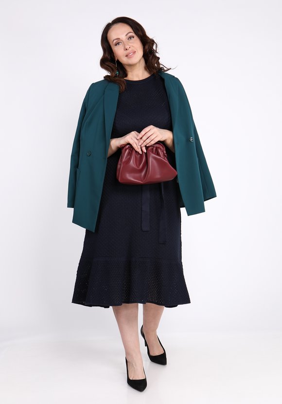 Платье ажурное с воланом по низу шир.  580, рис. 12