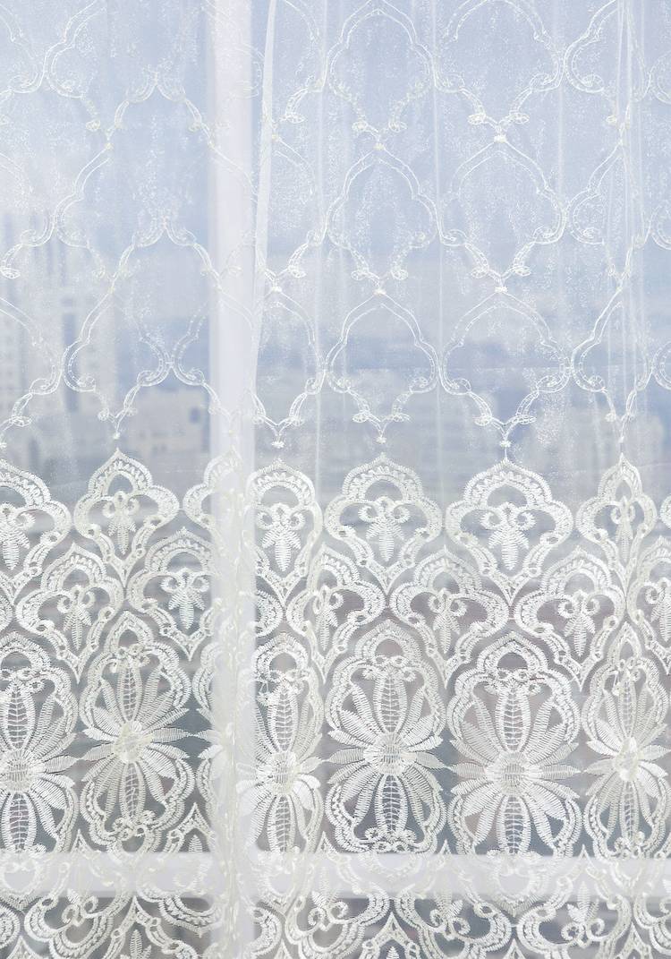 Комплект тюля с вышивкой Бонжур шир.  750, рис. 9