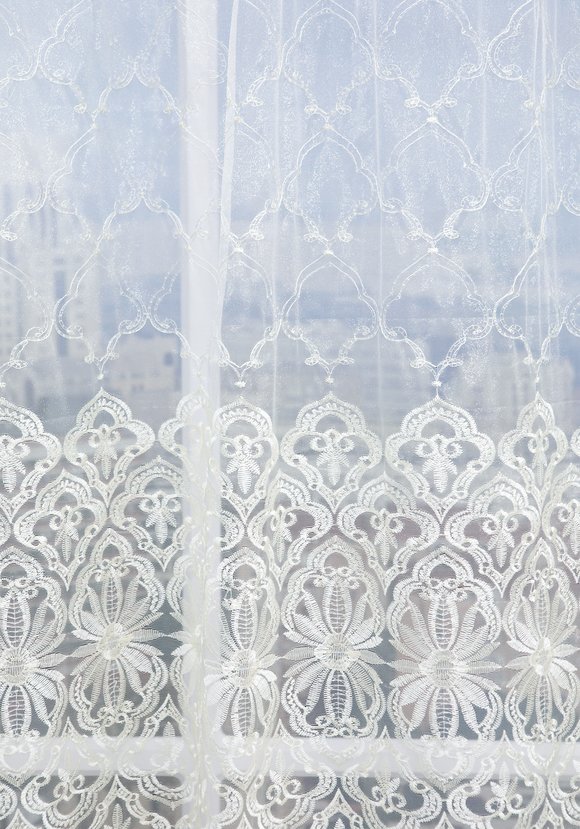 Комплект тюля с вышивкой Бонжур шир.  580, рис. 9