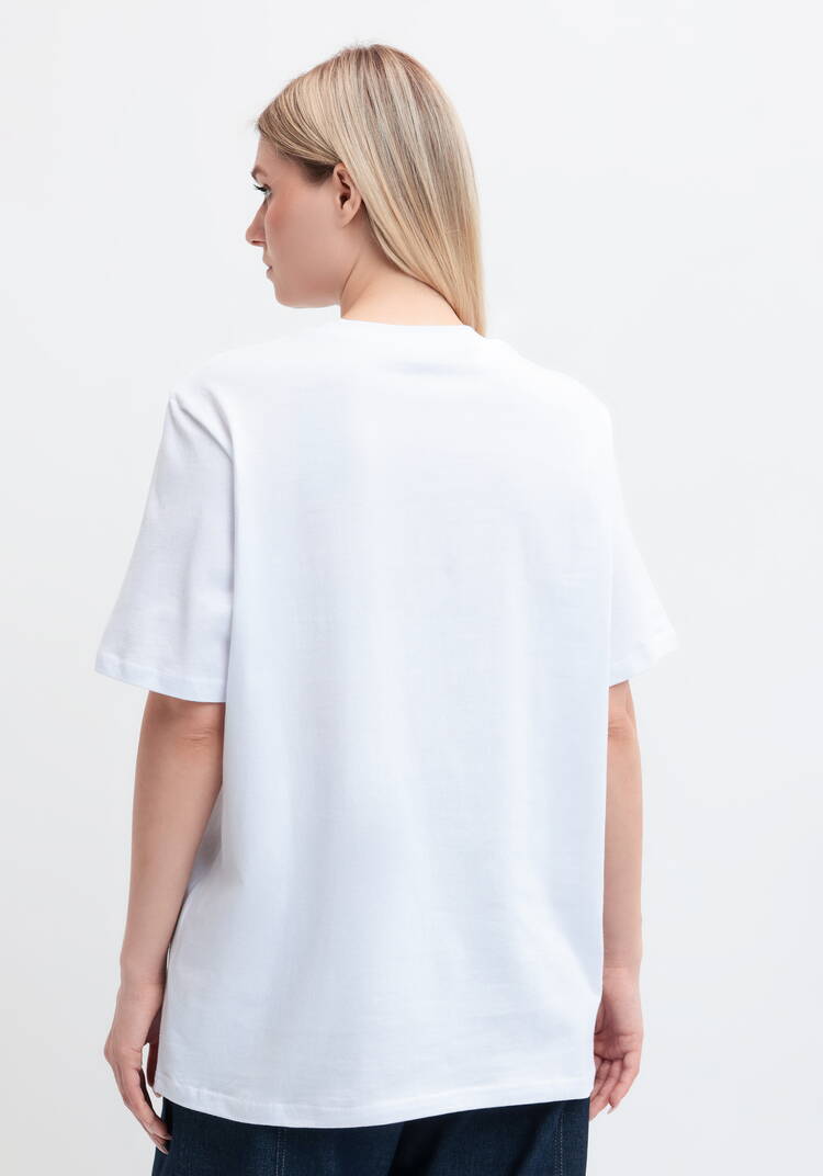 Футболка базовая хлопковая шир.  750, рис. 3