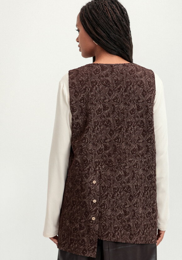 Блуза с жилетом шир.  580, рис. 3