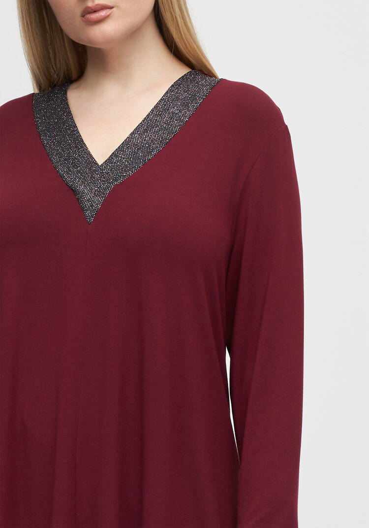 Туника свободного силуэта с втачным рукавом шир.  750, рис. 11